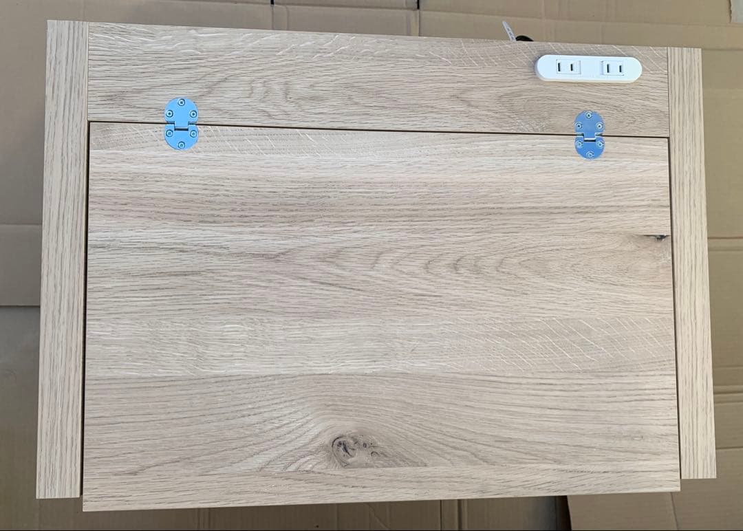 ナチュラルウッド ドレッサー・鏡台　伸縮　ローテーブル