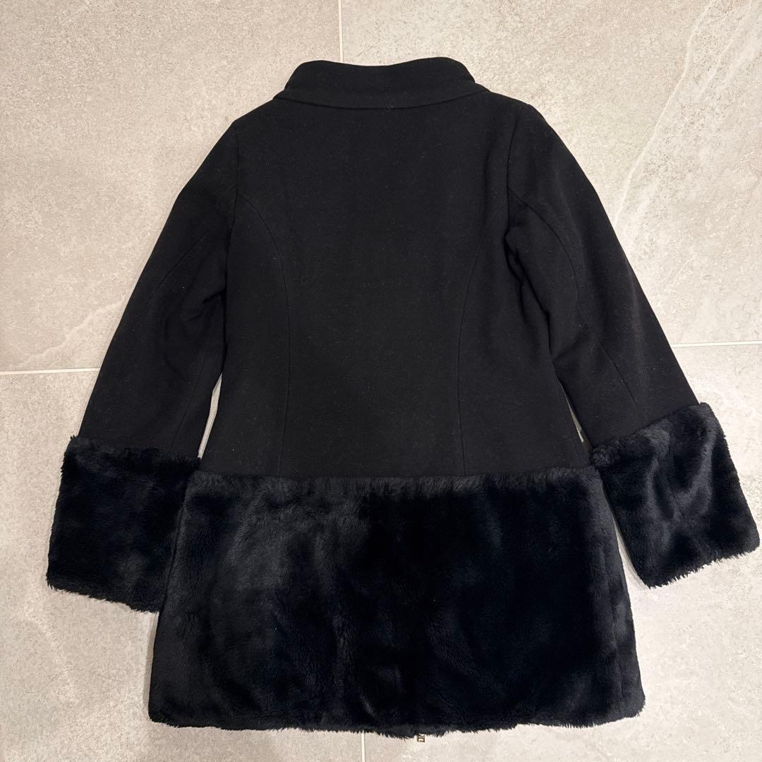 HERNO ヘルノ14A ブラックファーコート