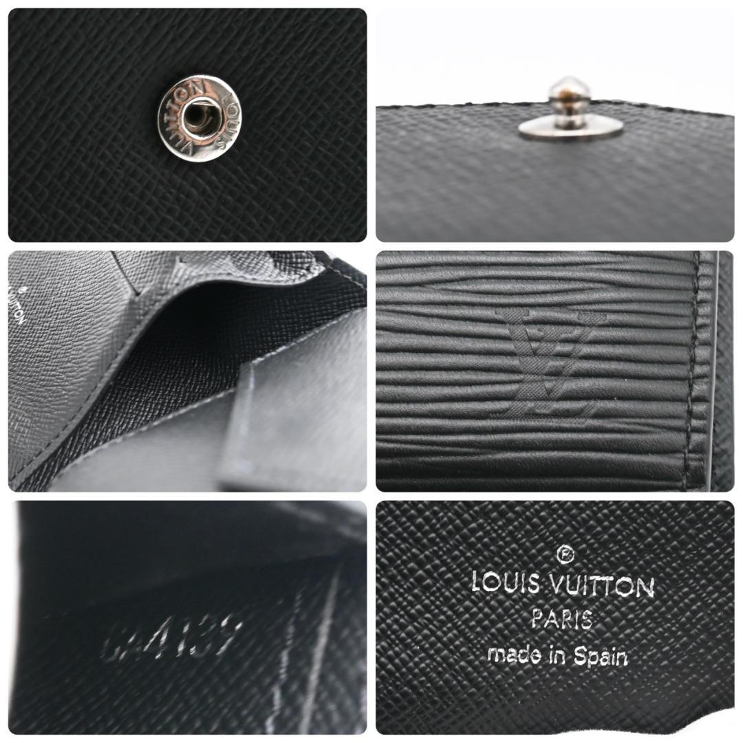 ルイヴィトン 折財布 エピ ノワール ポルトフォイユ マルコ NM 黒 1819