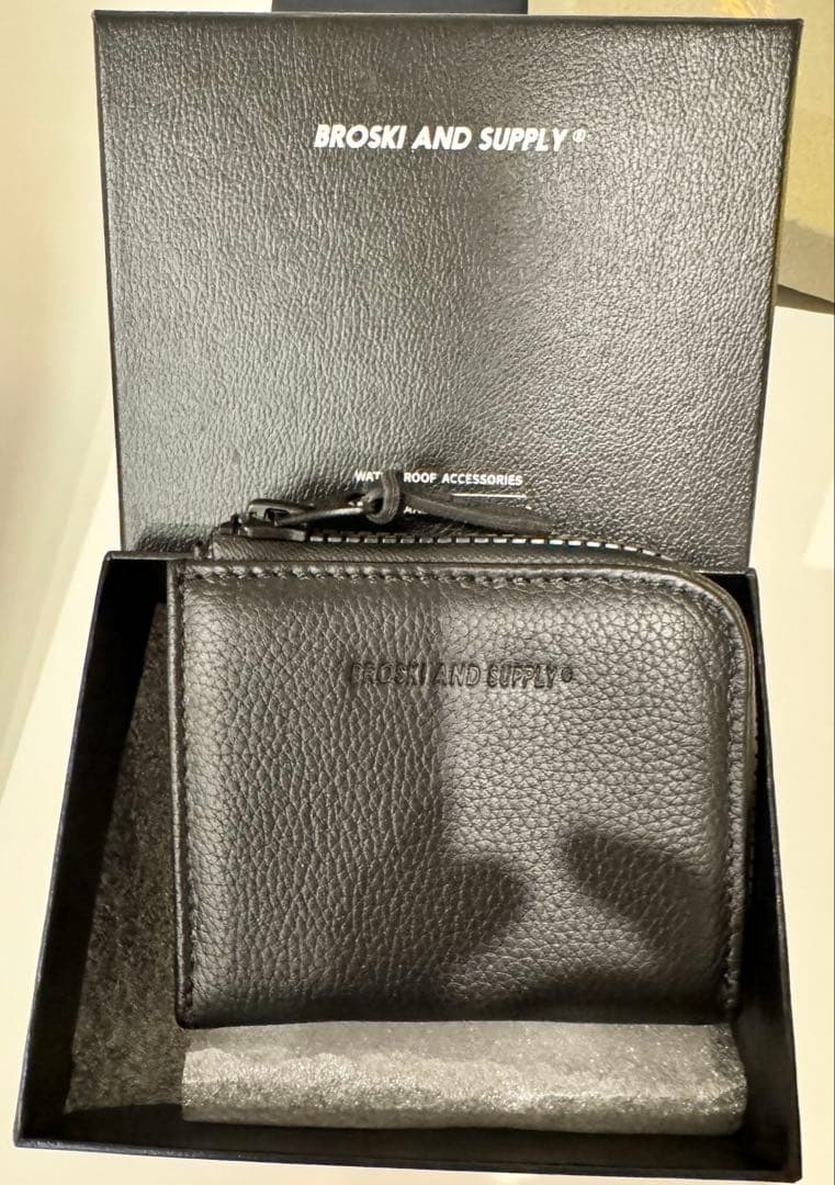 【未使用】ブロスキーアンドサプライ　スマートL字ウォレット　FIT　防水レザー