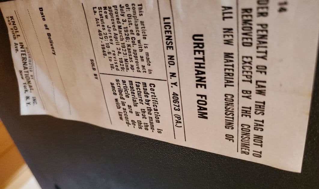 knoll ポロックチェア 4本脚 キャスター レザー　本革　オフィスチェア