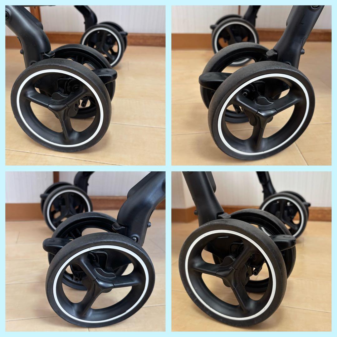 【美品❣️送料無料】 Aprica ベビーカー ラクーナエアー コンパクト AB⭐︎