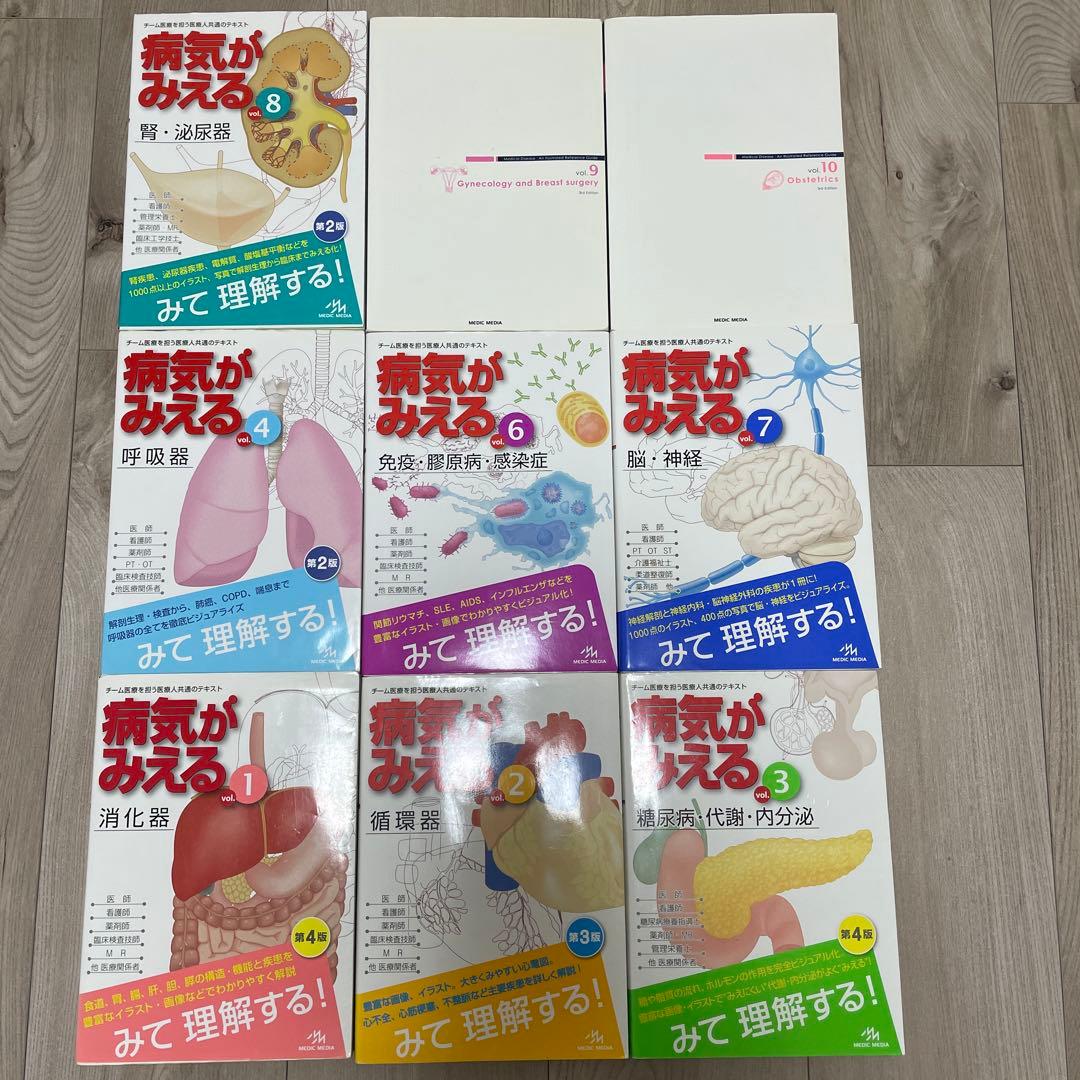 【大特価！】 病気がみえる 1-8巻セット + CD付き