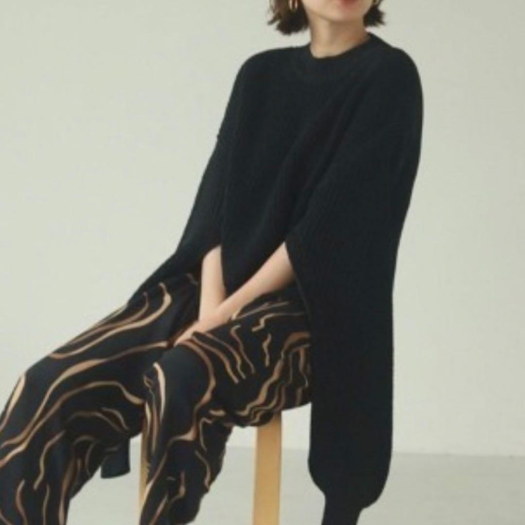 新品 TODAYFUL スリットスリーブニット Slit SleeveKnit