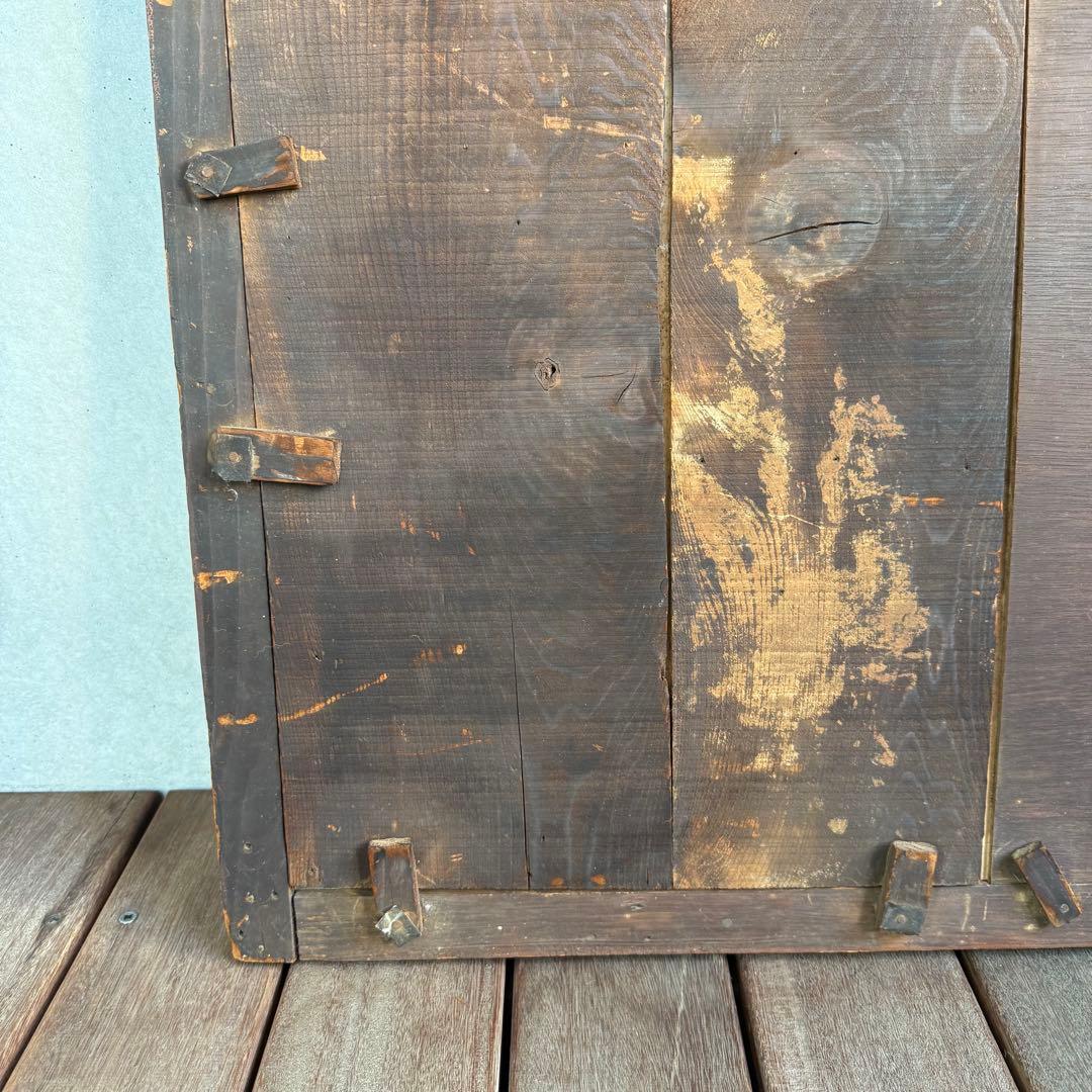 へいわ丸 平和丸 船の手描き絵画 木製フレーム