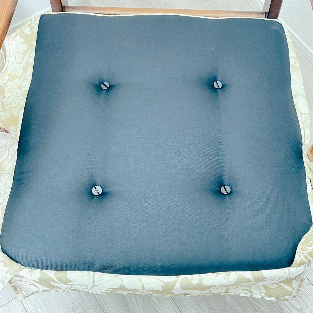 現行品 飛騨産業 穂高 アームチェア フィオレ メロウ ホワイト キツツキマーク