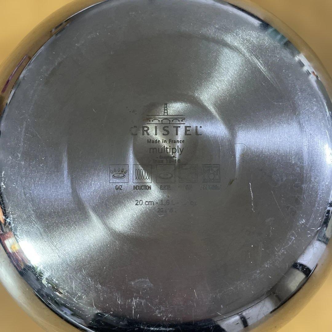 クリステル ノンスティック中華鍋 フライパン20cm