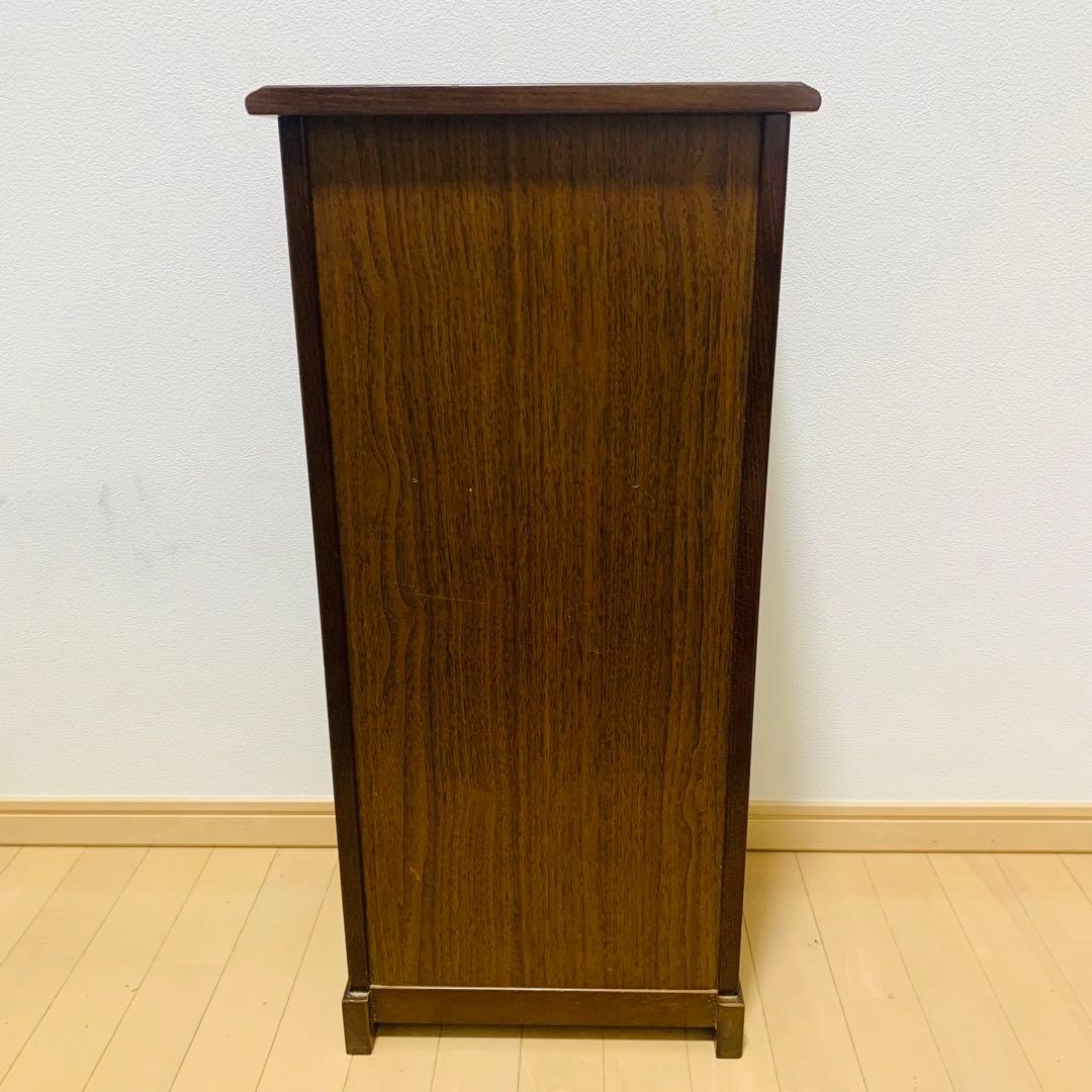 【美品】カリモク コロニアル 電話台 小引き出し4段　飾り台　花台　ヴィンテージ