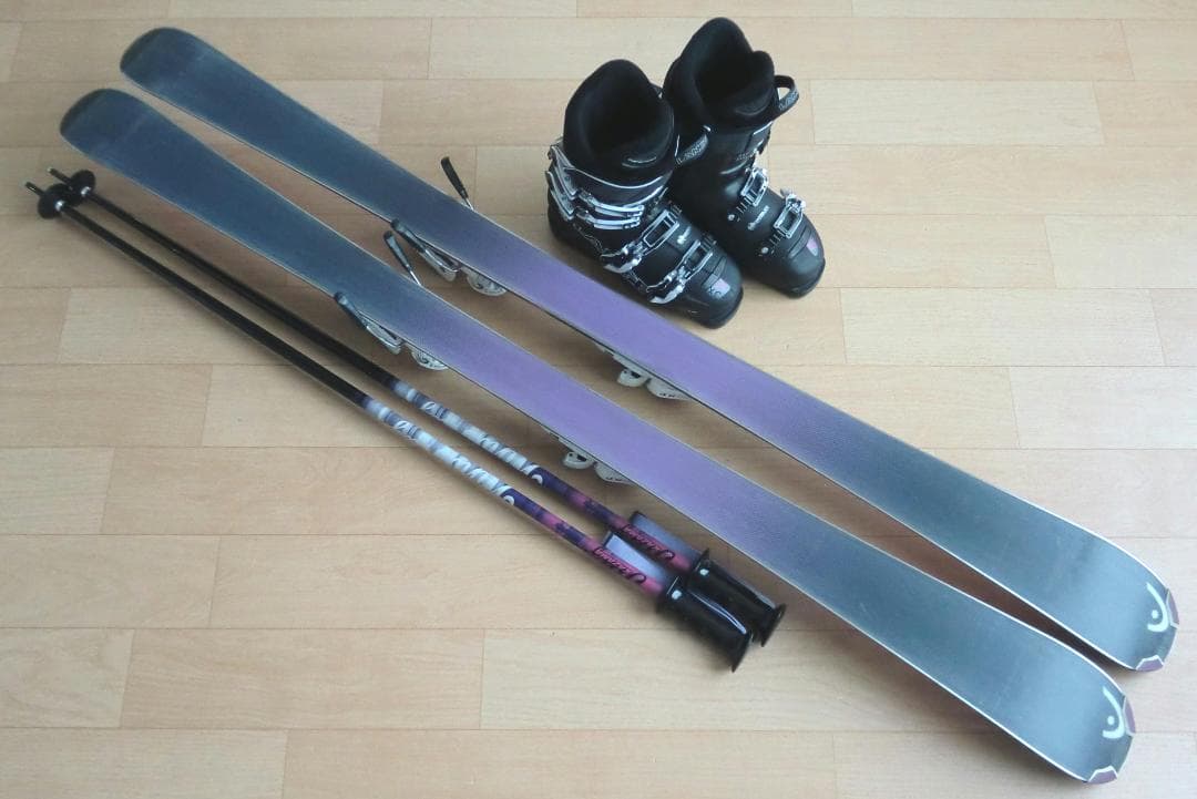 ■■1月限定■送料無料■HEAD■女性用スキーフルセット■板149靴24.5■■