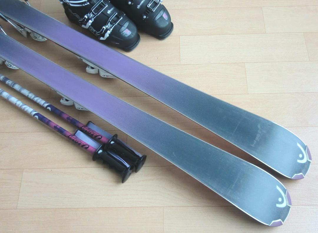 ■■1月限定■送料無料■HEAD■女性用スキーフルセット■板149靴24.5■■