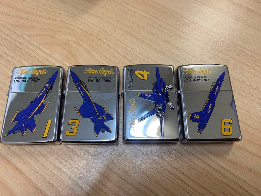 ZIPPO BLUE ANGELS/F/A-18A HORNET 4点セット