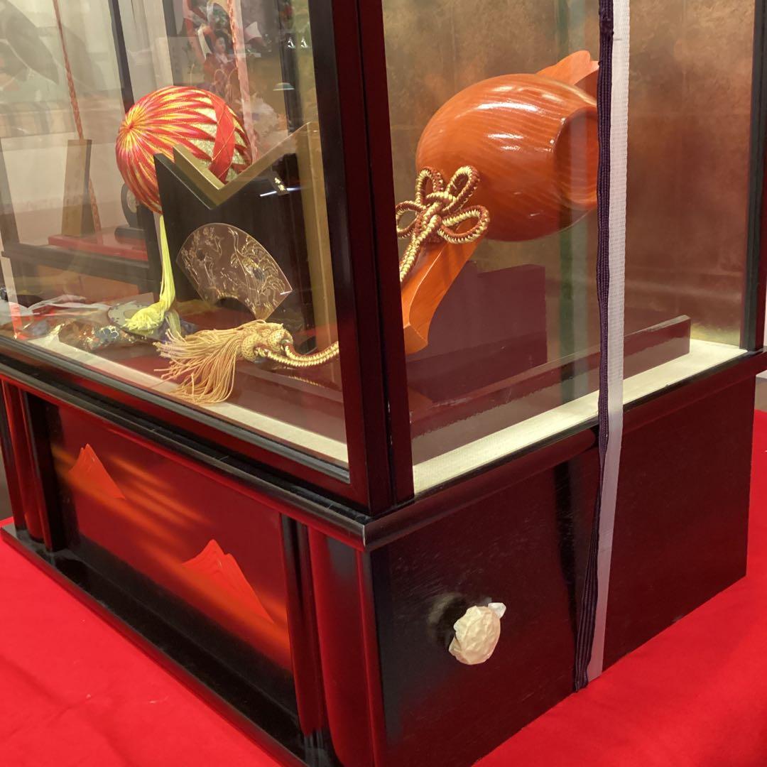 羽子板ケース　大型　30号 オルゴール付き　御羽子板飾り東玉