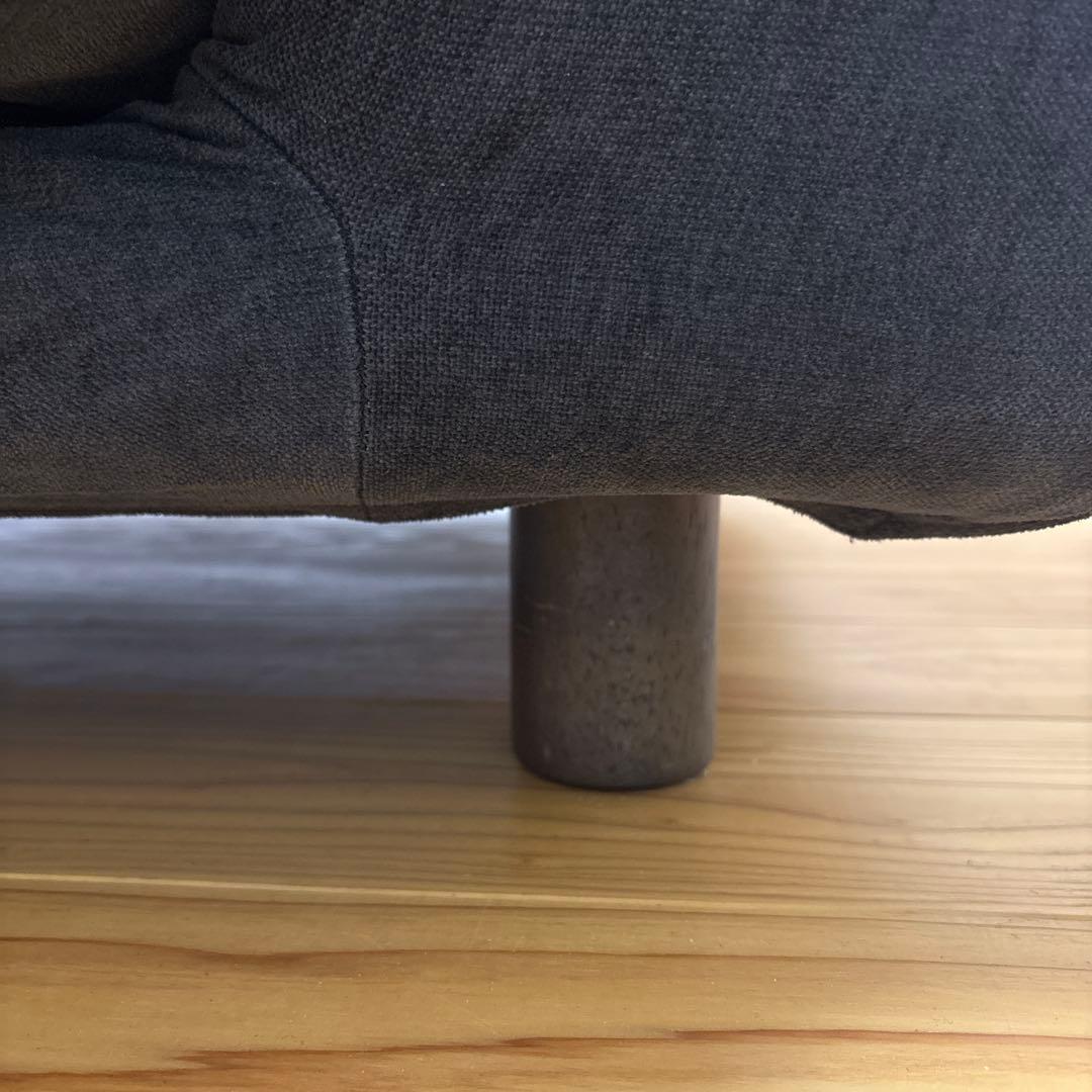 【無印良品】チャコール 2人掛けソファ※送料込み