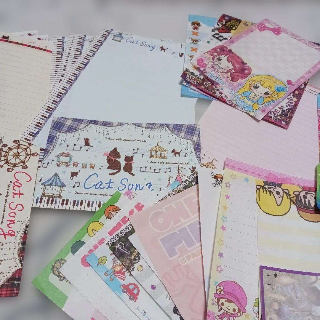 なつかしいメモ帳セット キャラクター 花柄他