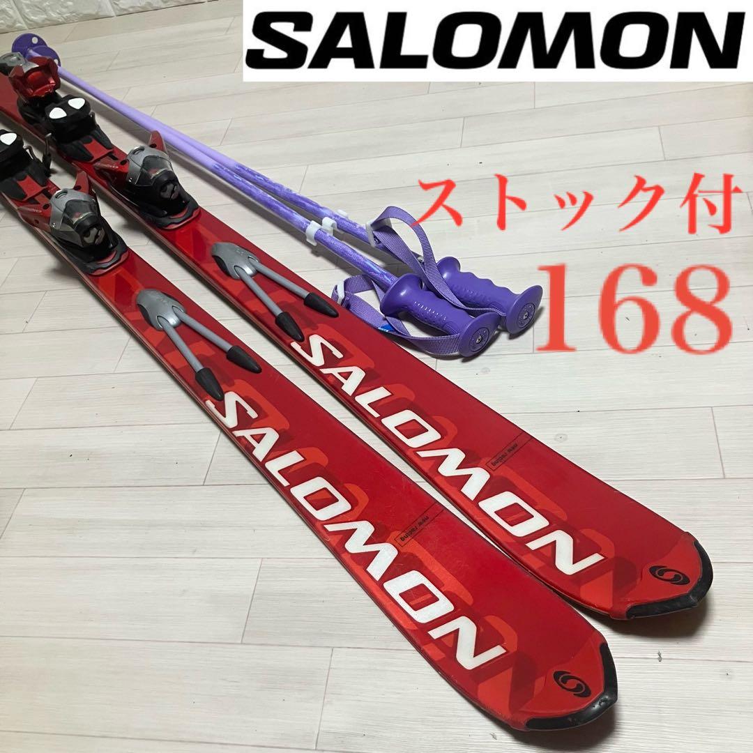 SALOMON EQUIPE10T サロモンスキーセット168cm/ストック付