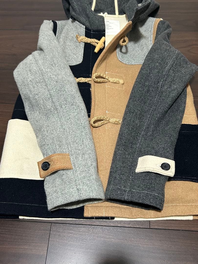 FIDELITY×BEAMS BOY ダッフルコート マルチカラー