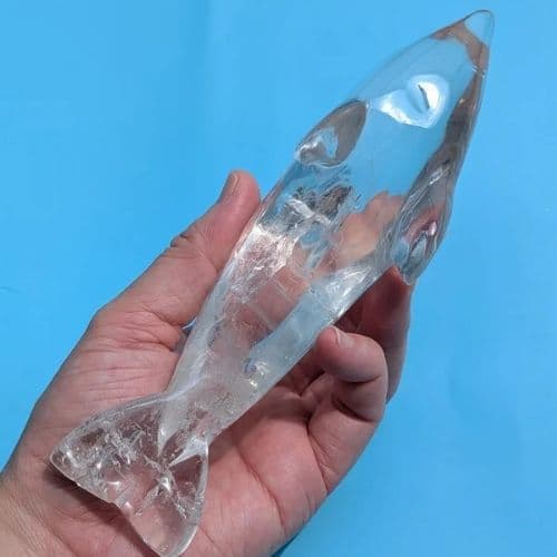 ✧ブラジル産 クリアクォーツ イルカ ドルフィン✧