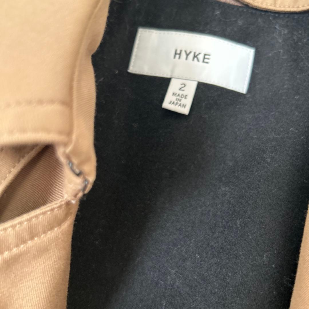 HYKE ベージュ トレンチコート サイズ2