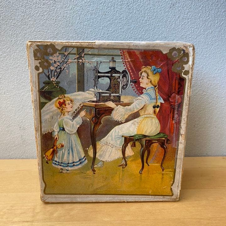 1900-20年　小さな　小さな　アンティーク　ミシン　アールヌーボー　ドイツ