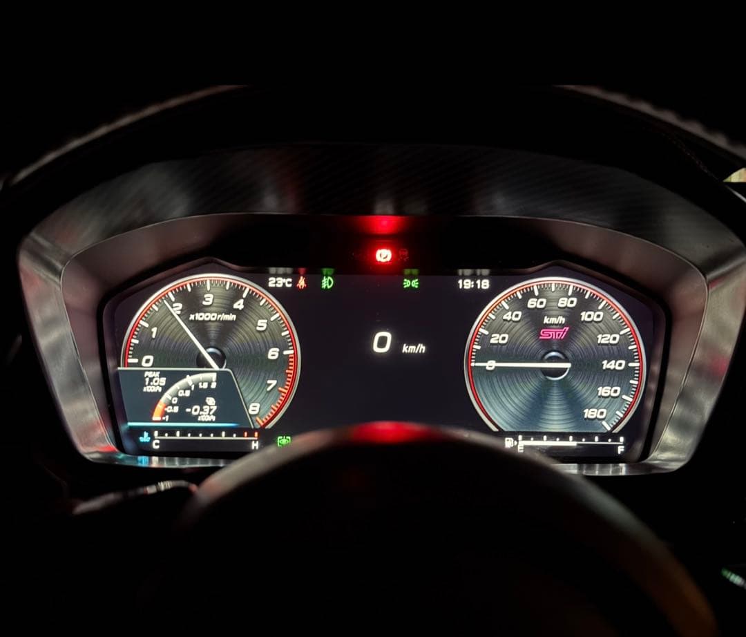 【ドジドジ】axis parts スバル カーボン製メーターインナーフード