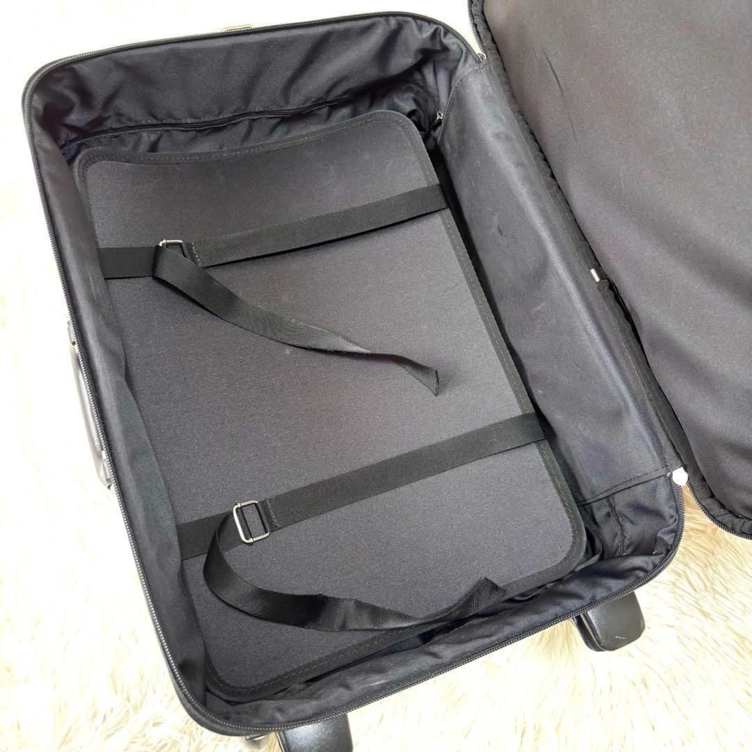 【希少・美品】 ロエベ オールレザー　アナグラム キャリーケース 黒