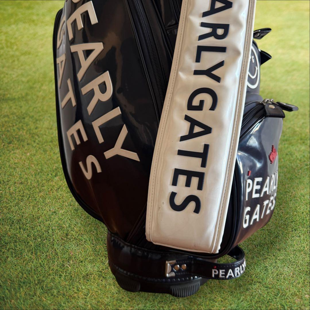 パーリーゲイツ　キャディバッグ　トーナメントモデル　紺　ネイビー　9.5型