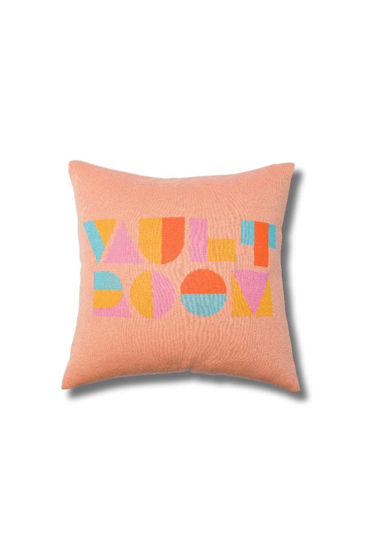 vaultroom EQUIPMENT KNIT CUSHION ステッカー付き