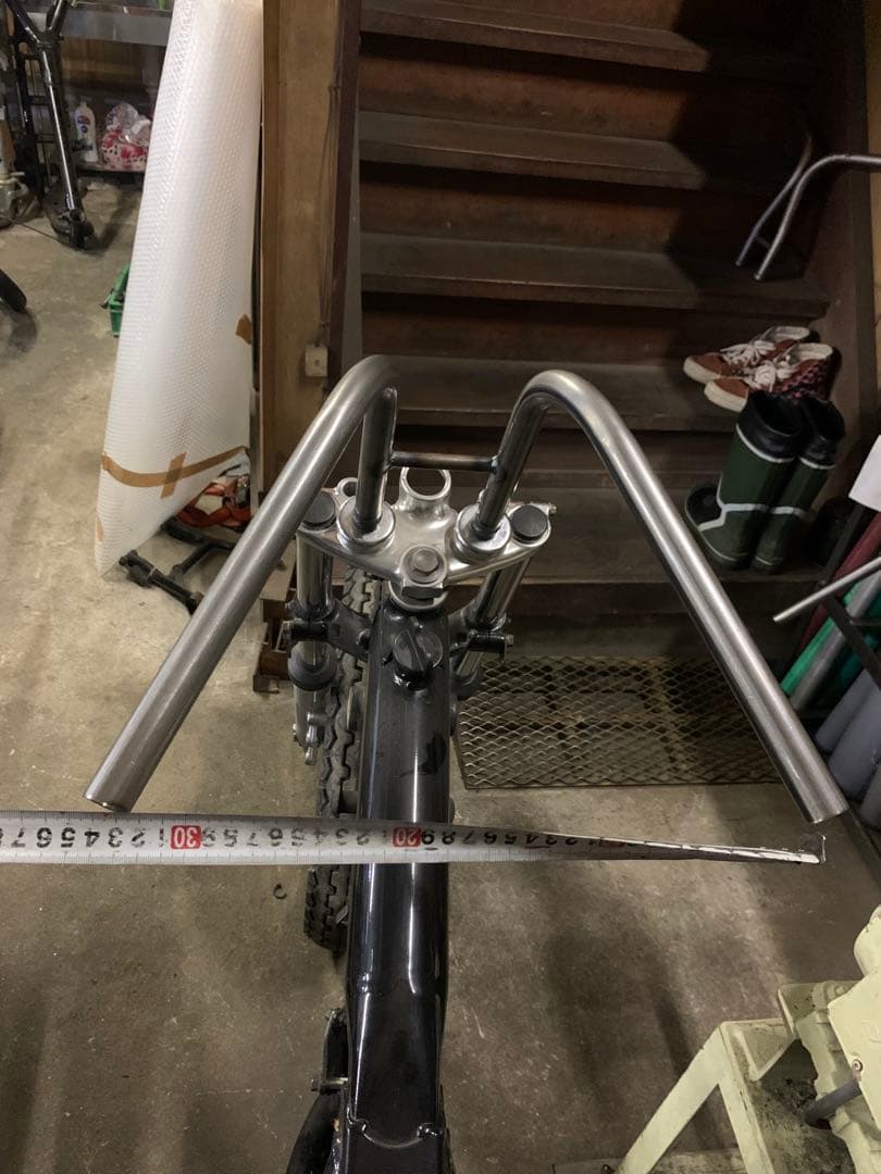 IMF製 クロームメッキ ラビットハンドル #1 SR400 / 500