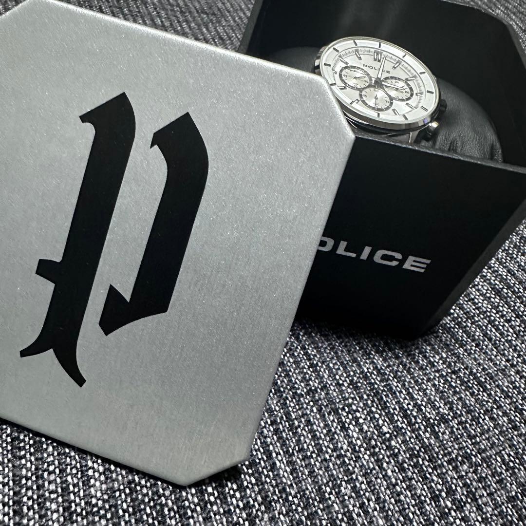 【新品タグ付き】POLICE 腕時計 RUSH メンズ 15001JS-04M