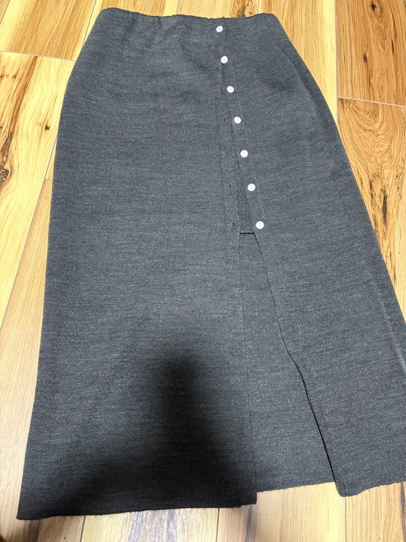 【新品未使用】 HeRIN.CYE Layered knit skirt