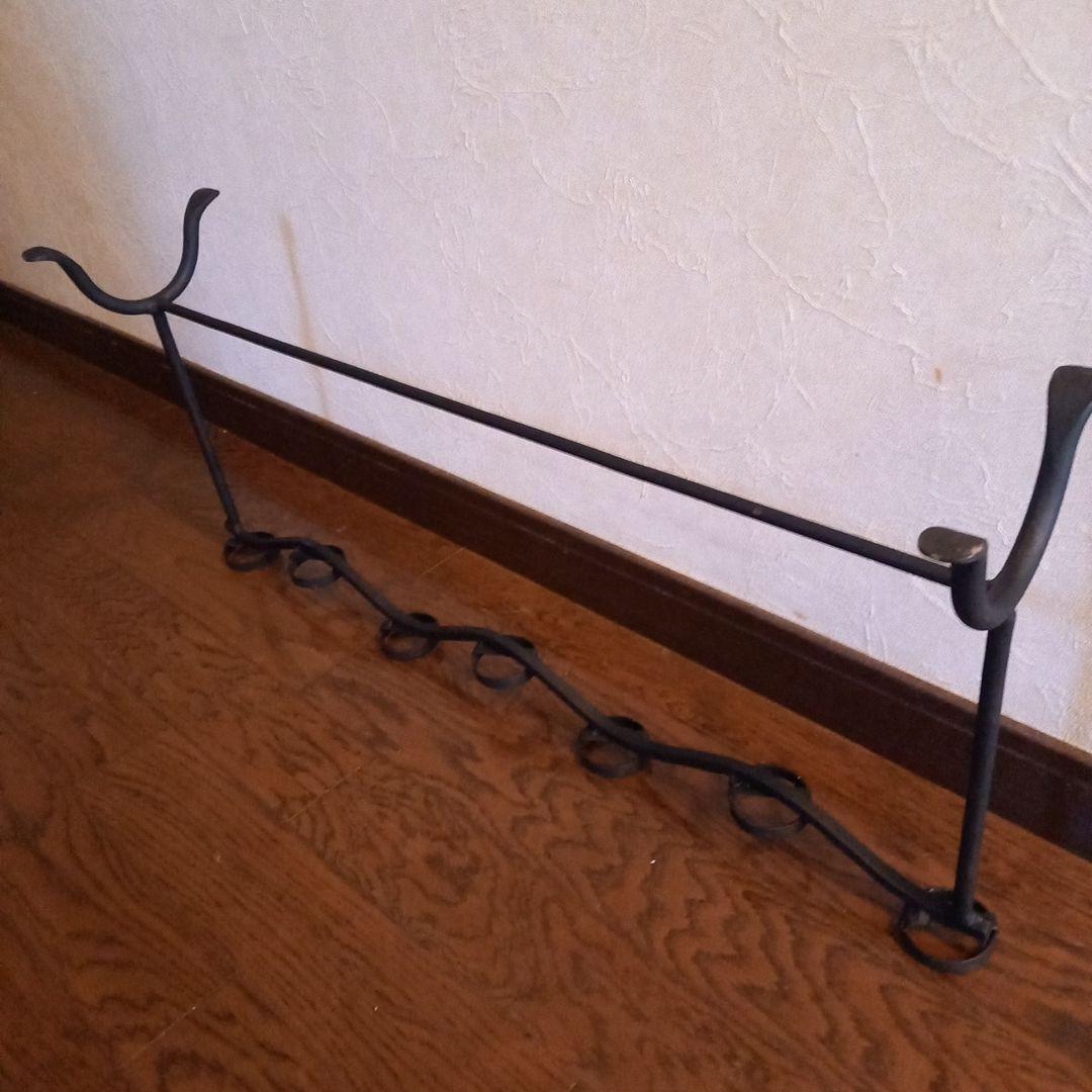 イギリスアイアンキャンドルスタンド