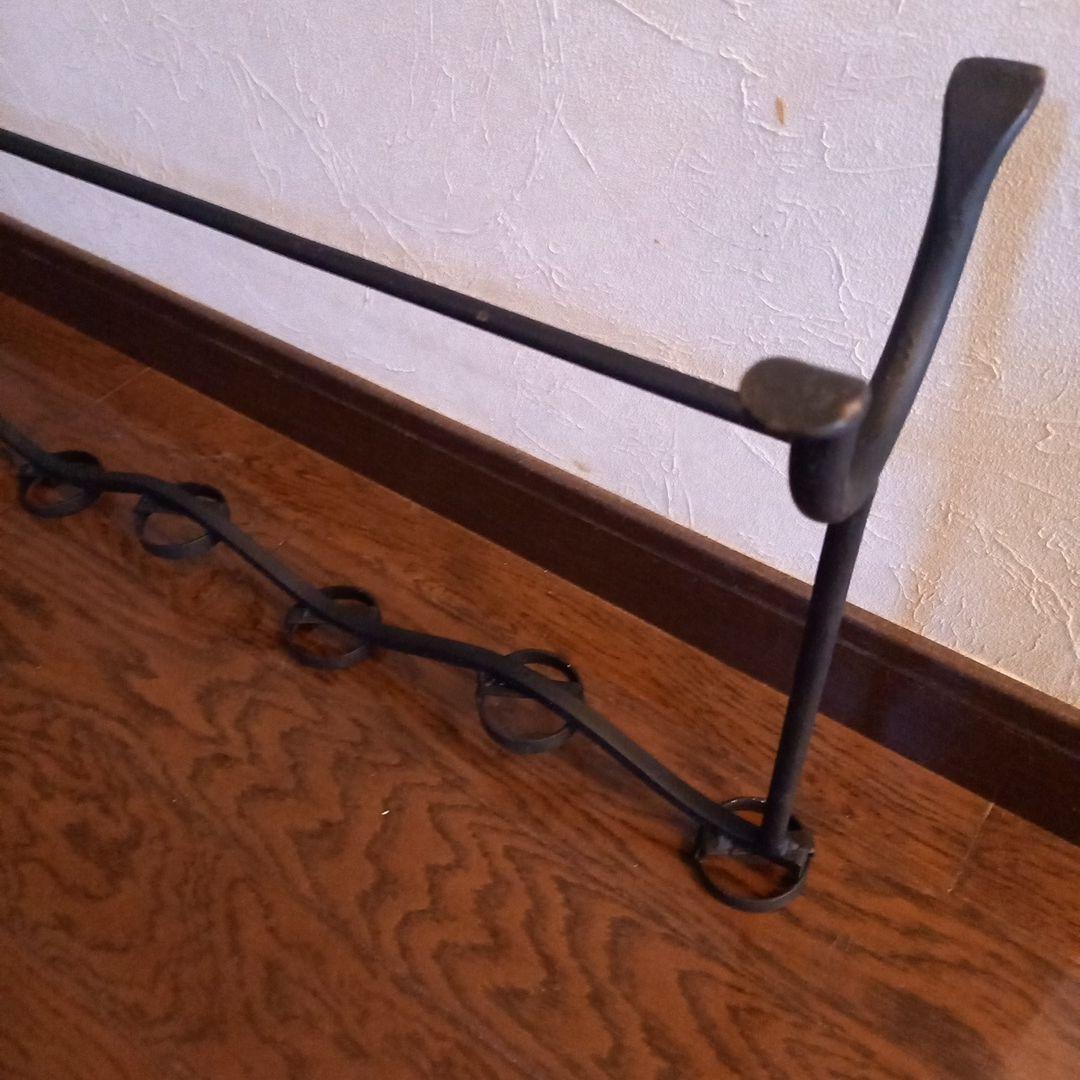 イギリスアイアンキャンドルスタンド