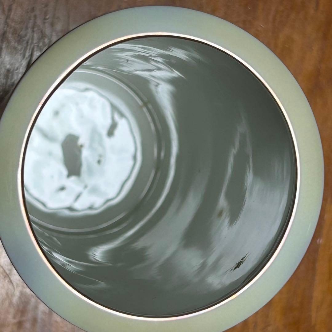 有田焼 筒形10号花生け 深川製磁 彩色磁絵 花瓶 花器 フラワーベース