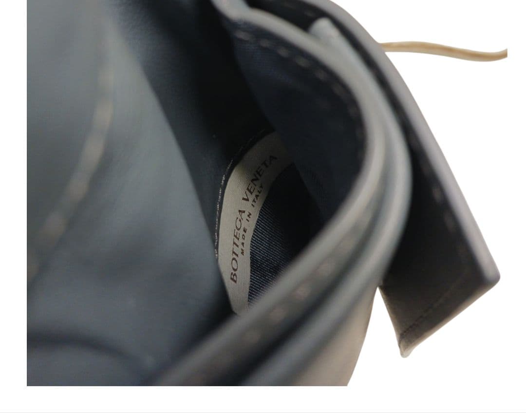 BOTTEGA VENETA カセット 二つ折り財布　グレー ボッテガヴェネタ