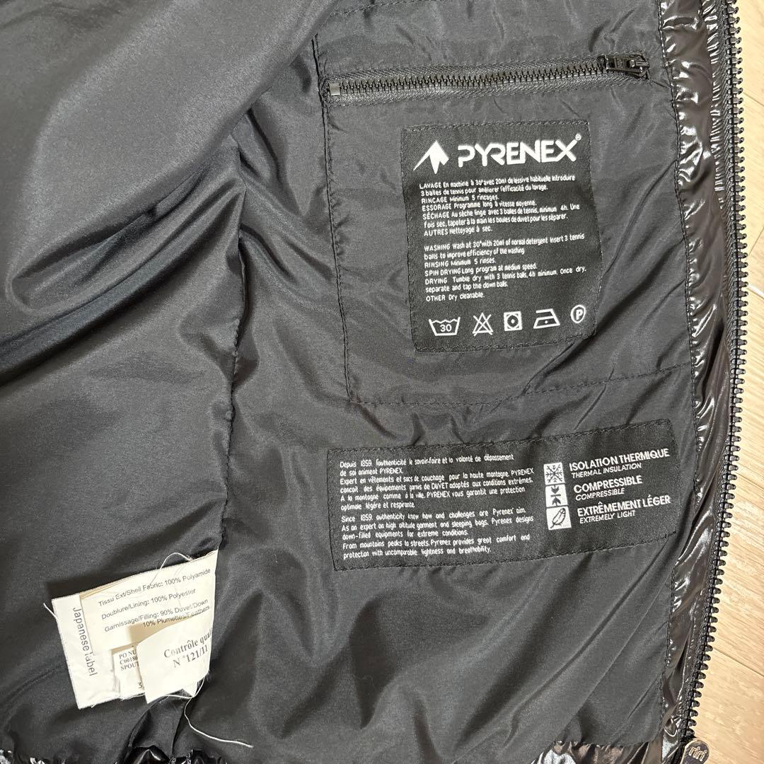 PYRENEX ブラックダウンベスト