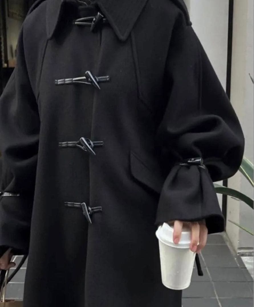 ジャケット・アウター willfully tent toggle midi coat