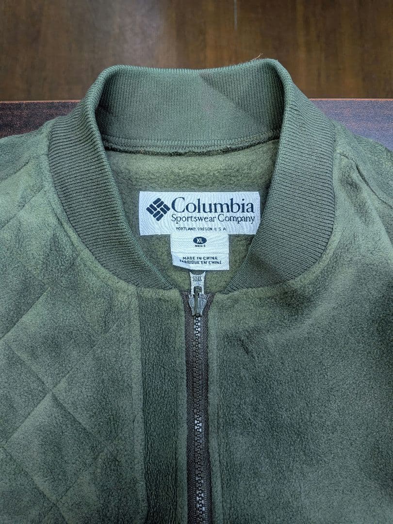 Columbia ハンティングジャケット　オレンジ×ダークグリーン