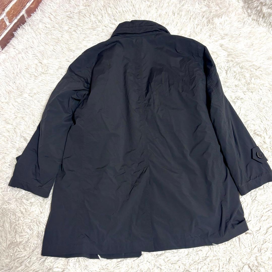 ✨美品✨バーバリーロンドン　ダウンライナー付きコート　メガチェック　黒