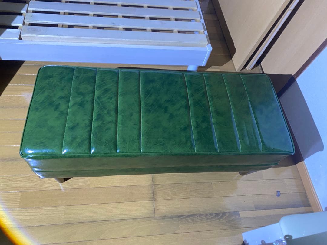 引き取り希望☆niko and... グリーンオットマン