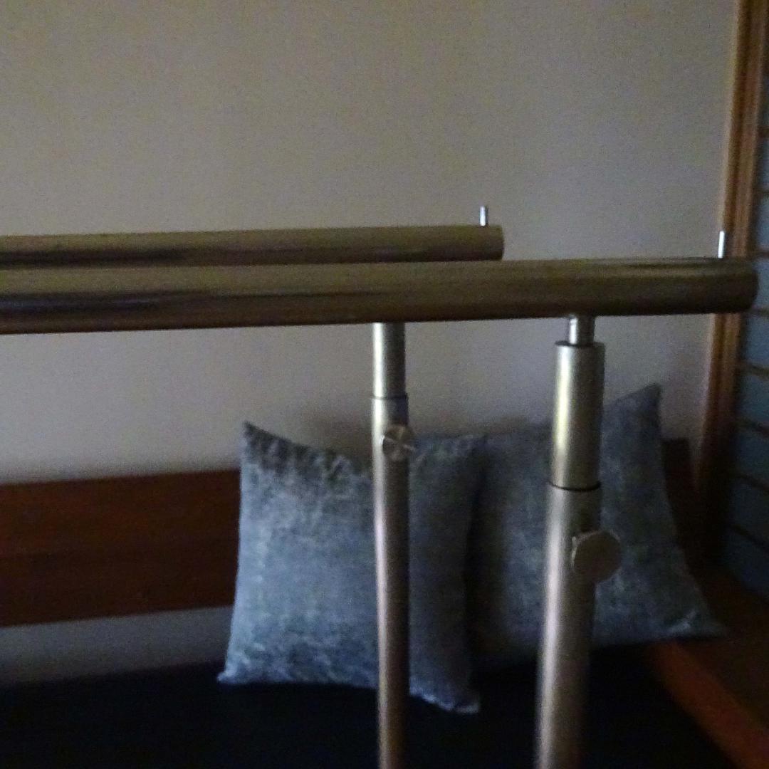 2点　ステンレス× ハンガーラック スタンド アイアン アンティーク調 アパレル