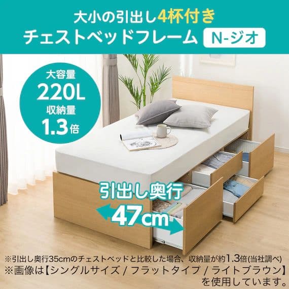 セミダブルベッドフレーム/マットレス