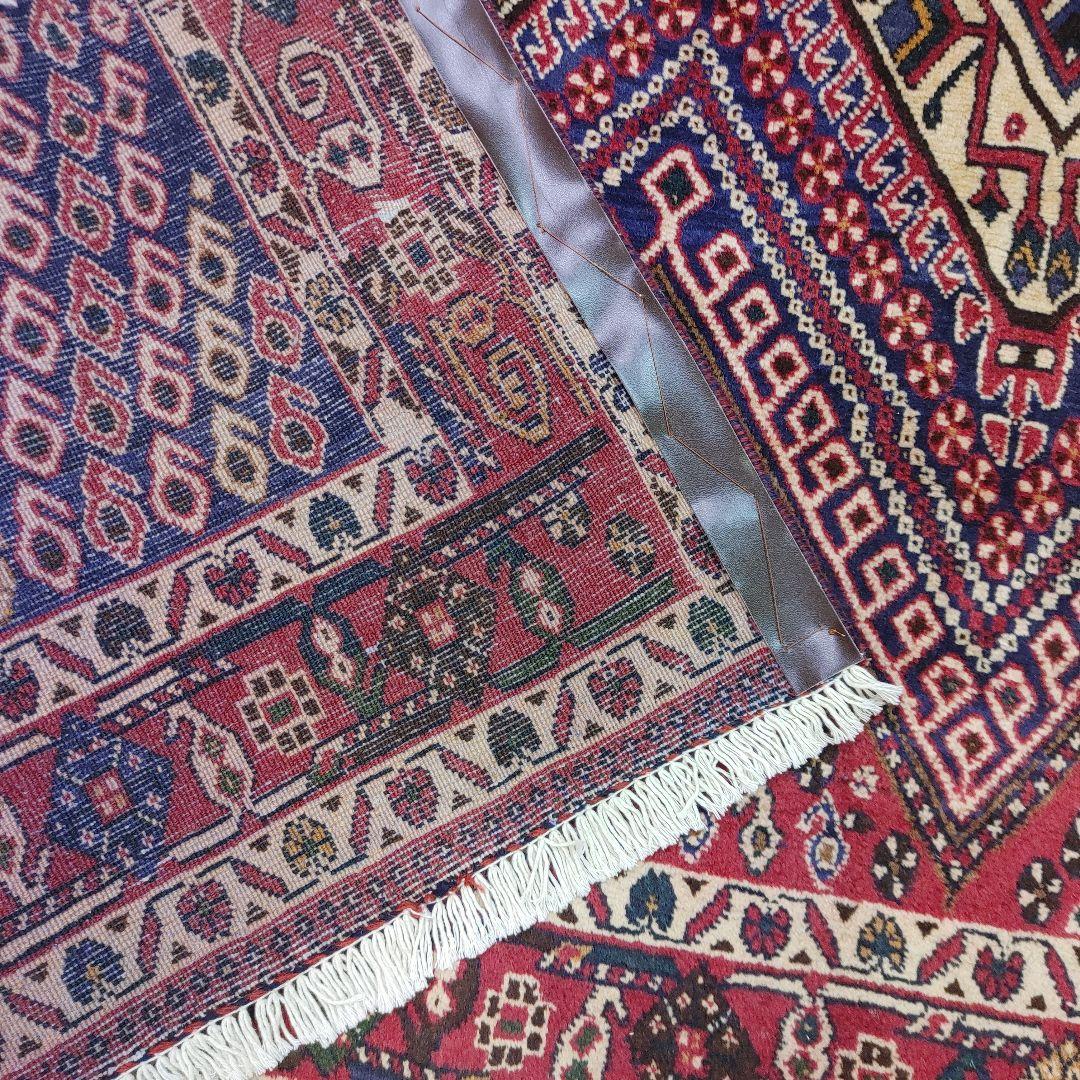 ペルシャ絨毯 手織り 草木染　スィールジャーン産 200x167 Sirjan