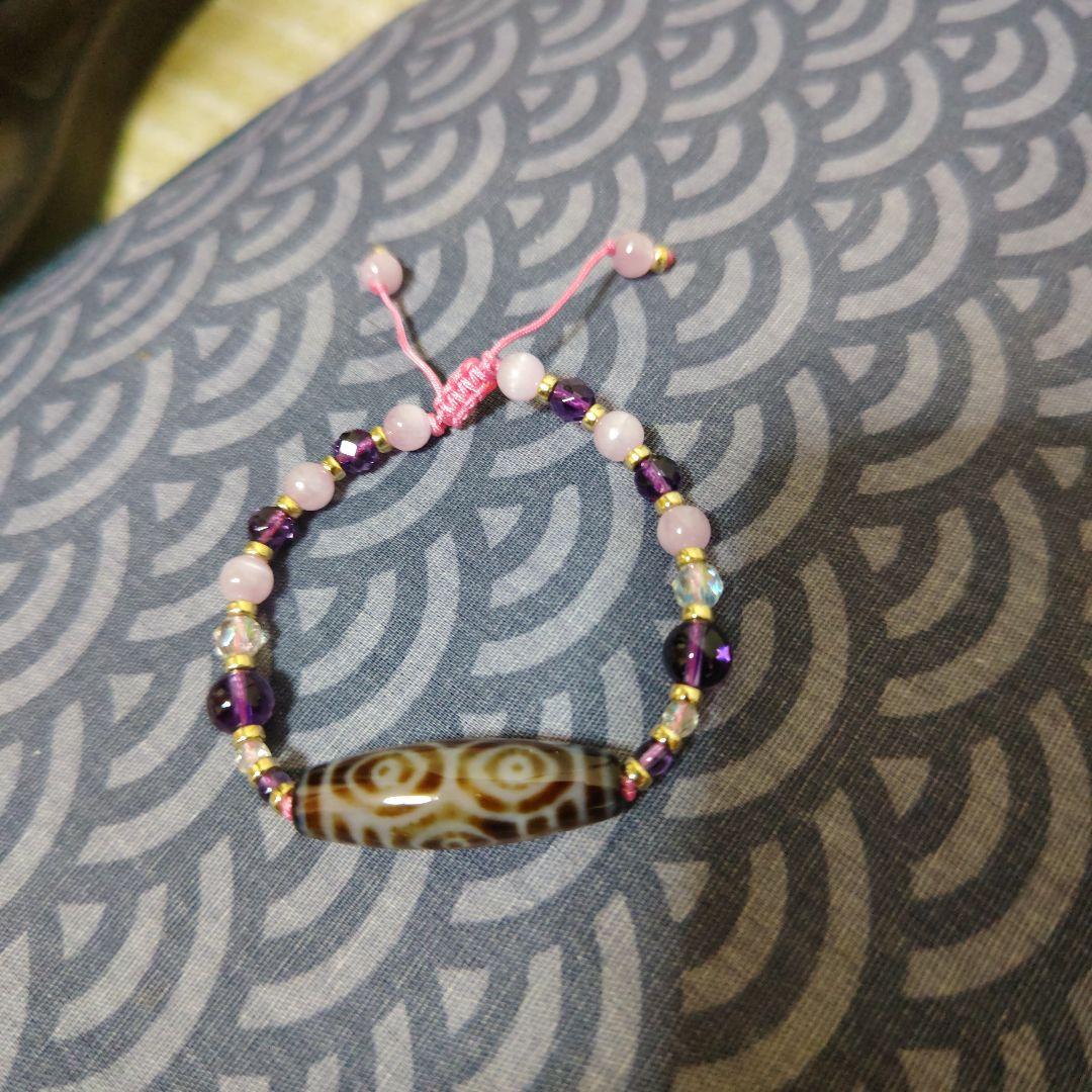 m*k様 龍眼天珠のブレスレット