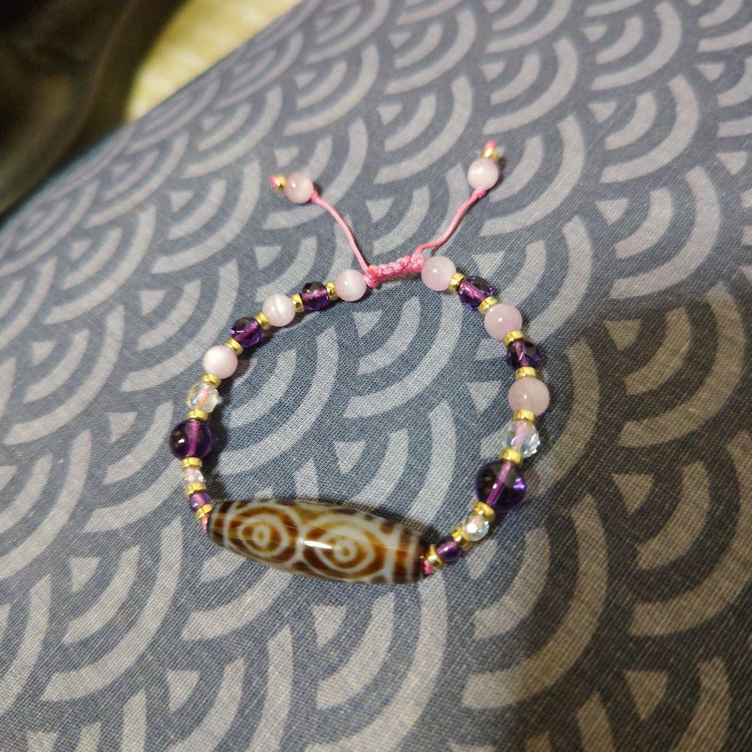 m*k様 龍眼天珠のブレスレット