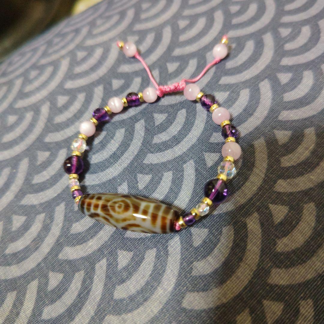 m*k様 龍眼天珠のブレスレット