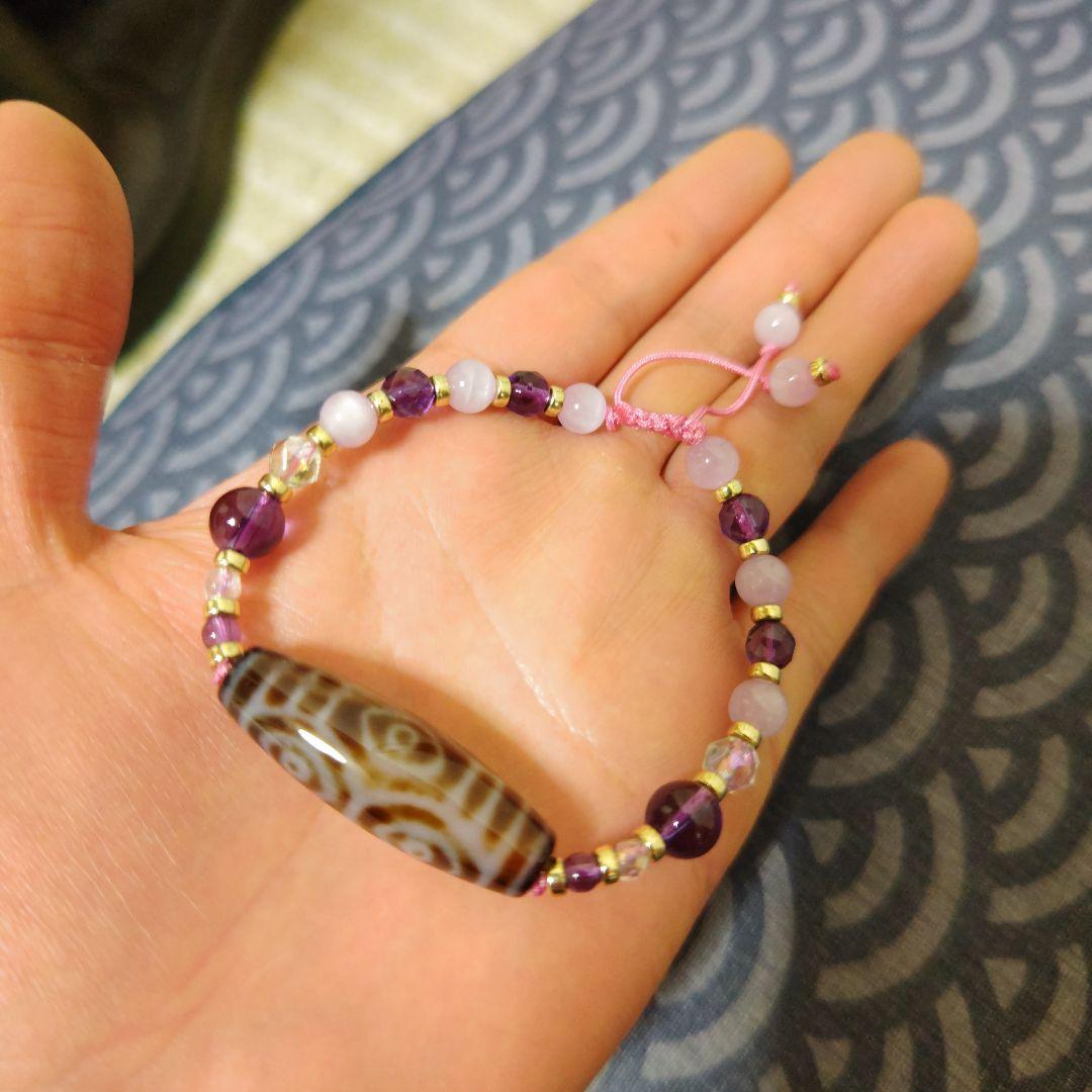 m*k様 龍眼天珠のブレスレット