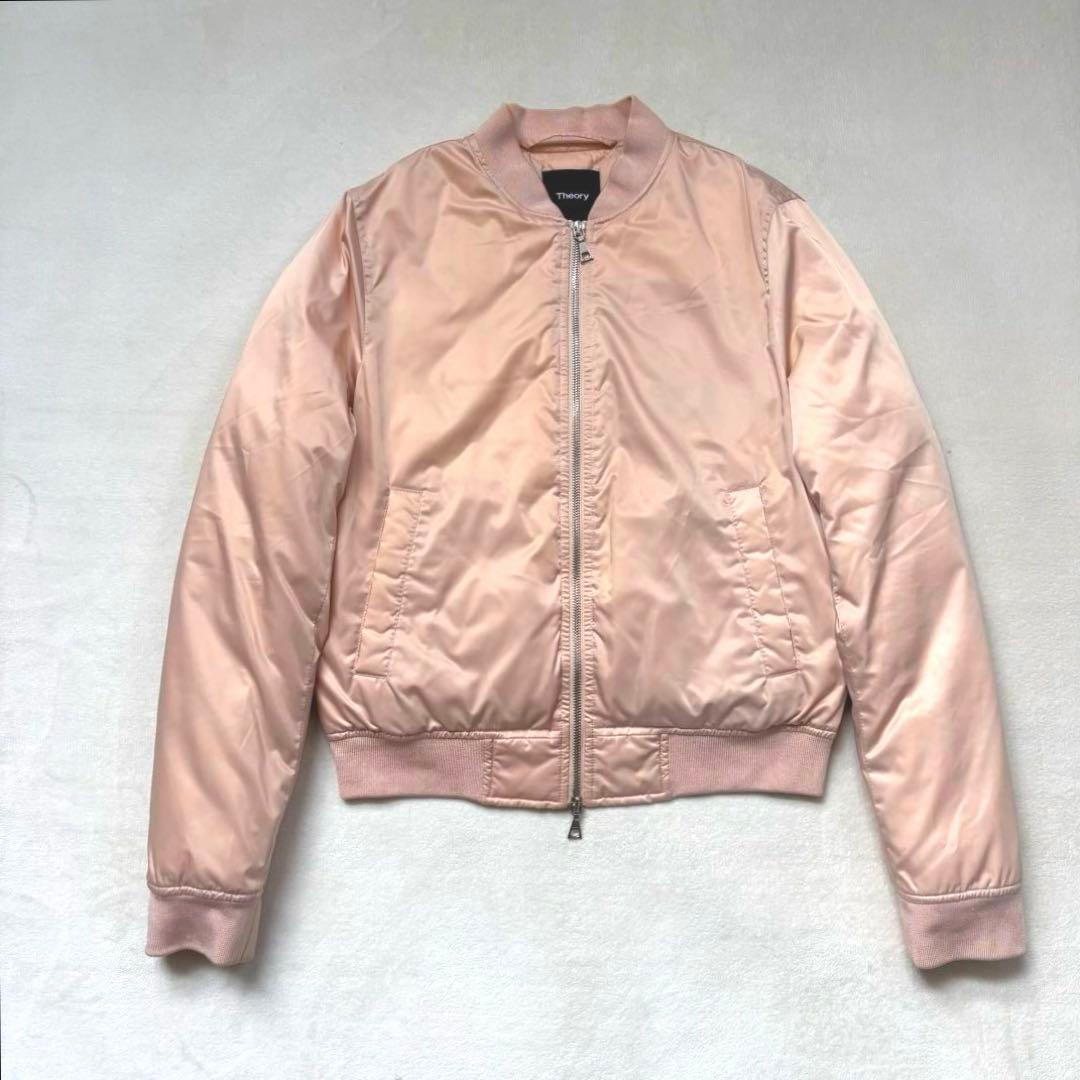 れい　THEORY セオリー　ダウン　ジャンパー　MA1 スタジャン