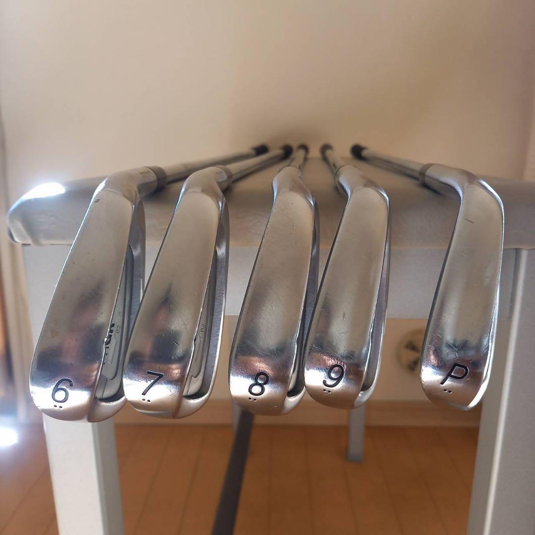 プロギア　PRGR 02アイアン　5本セット(フレックスSR　スチールシャフト)