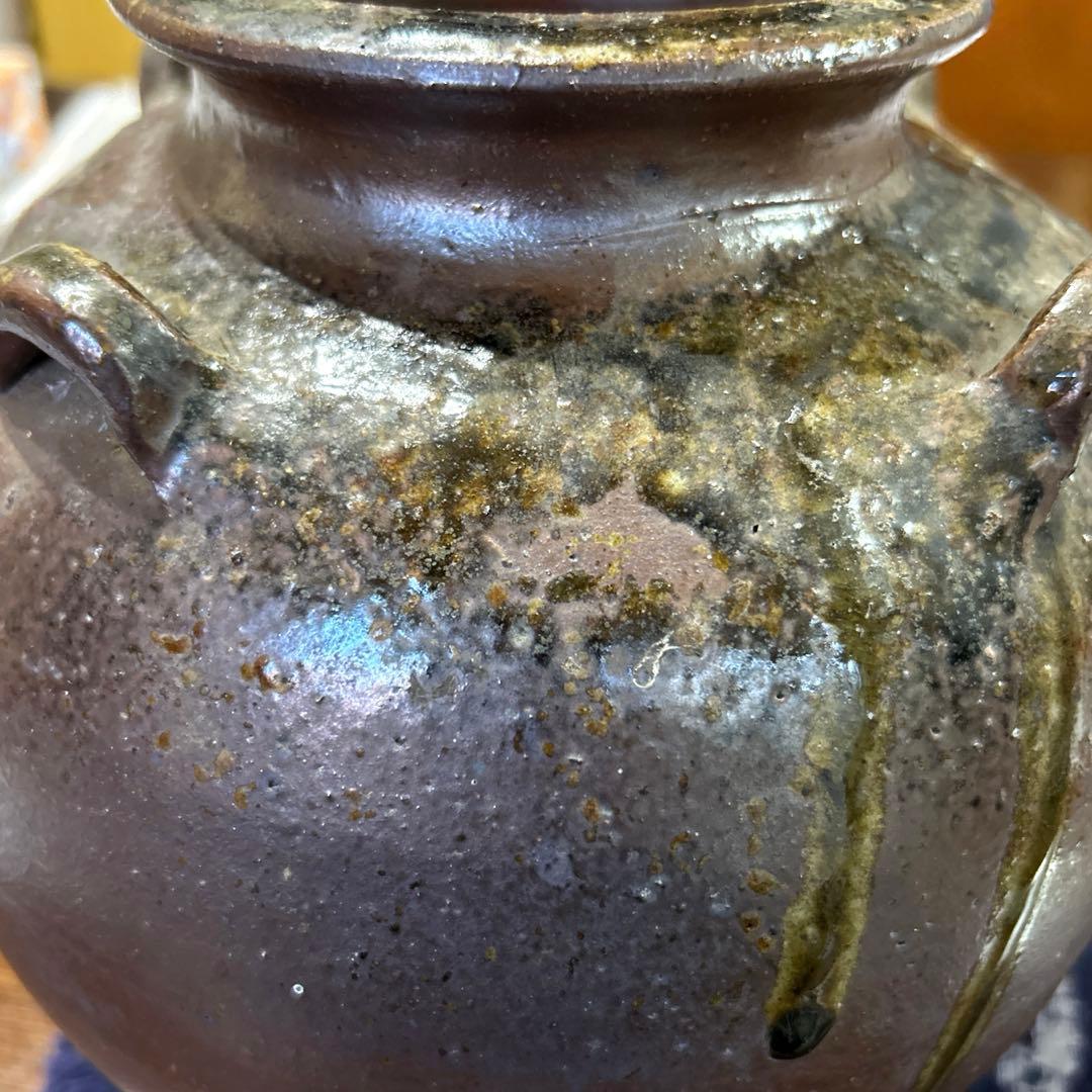 425【未使用美品】丹波立杭焼 花器 陶器 コレクション 伝統工芸 壺 甕