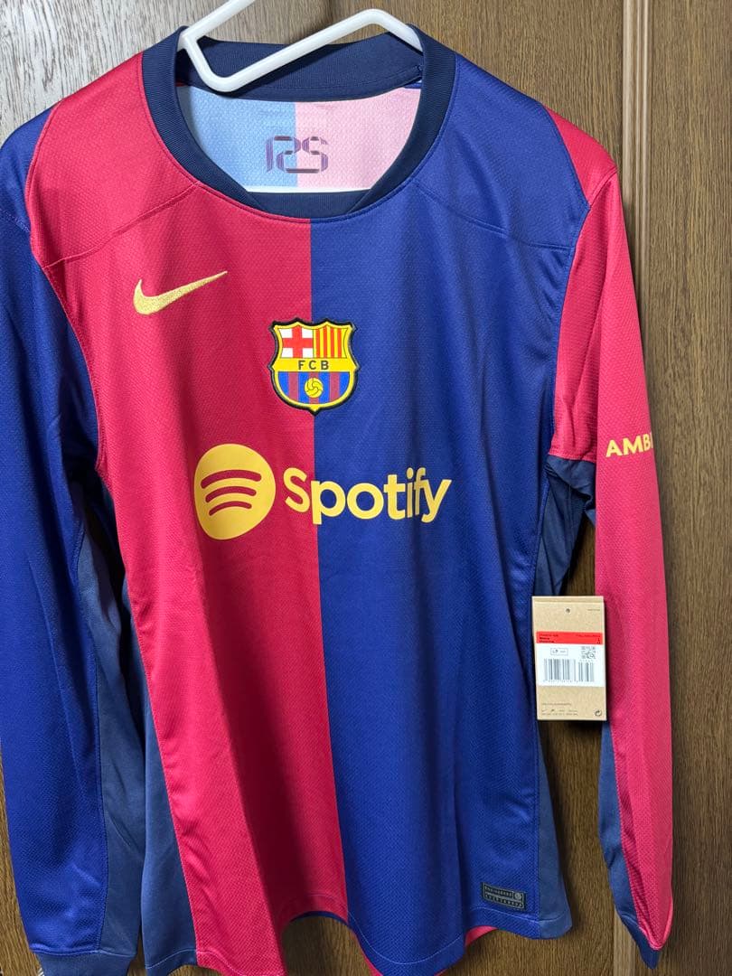 FCバルセロナ 24-25 ホーム レプリカ ユニフォーム 長袖 インポートL